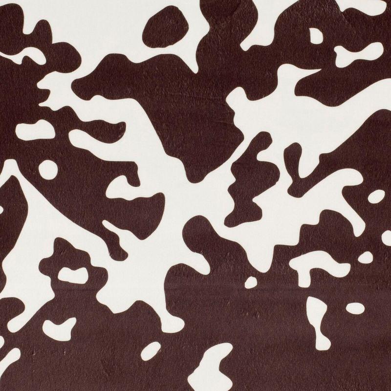 Faux Hide FAH160 Power Loomed Indoor Area Rug - Brown/White - 5'x6'6" - Safavieh