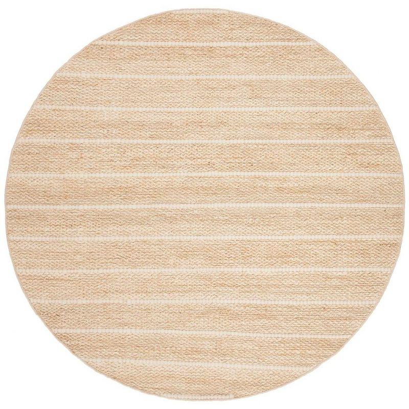 Abas Natural Fiber Handwoven Ivory Area Rug