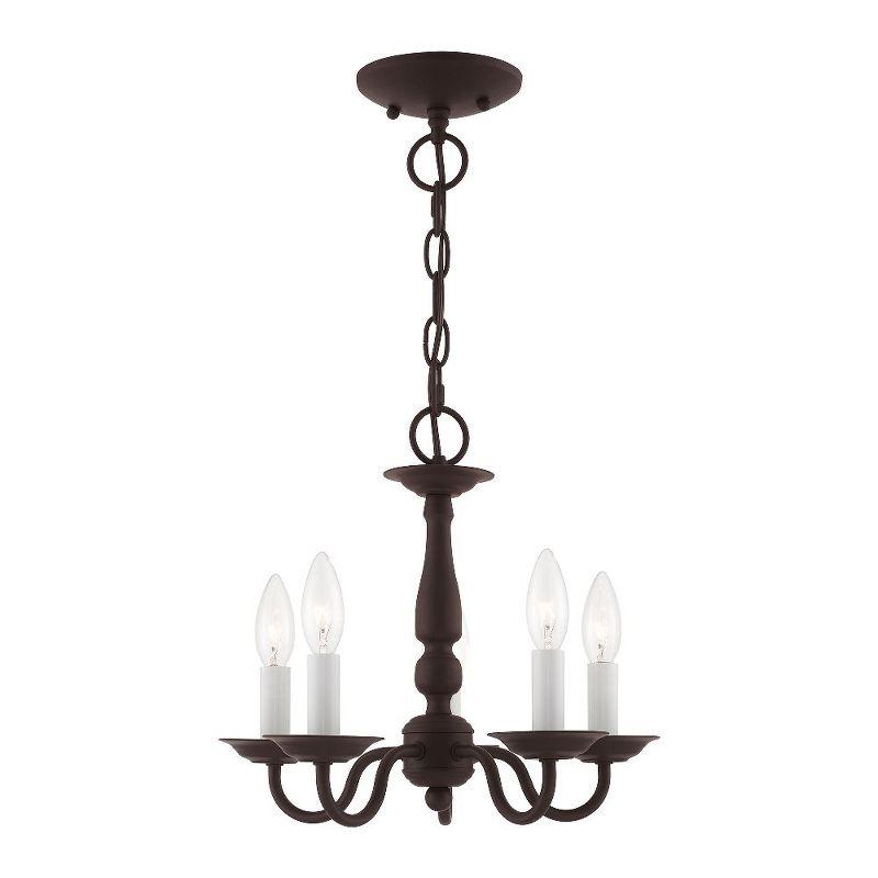 Livex Lighting Williamsburgh 5 - Light Chandelier in  Bronze