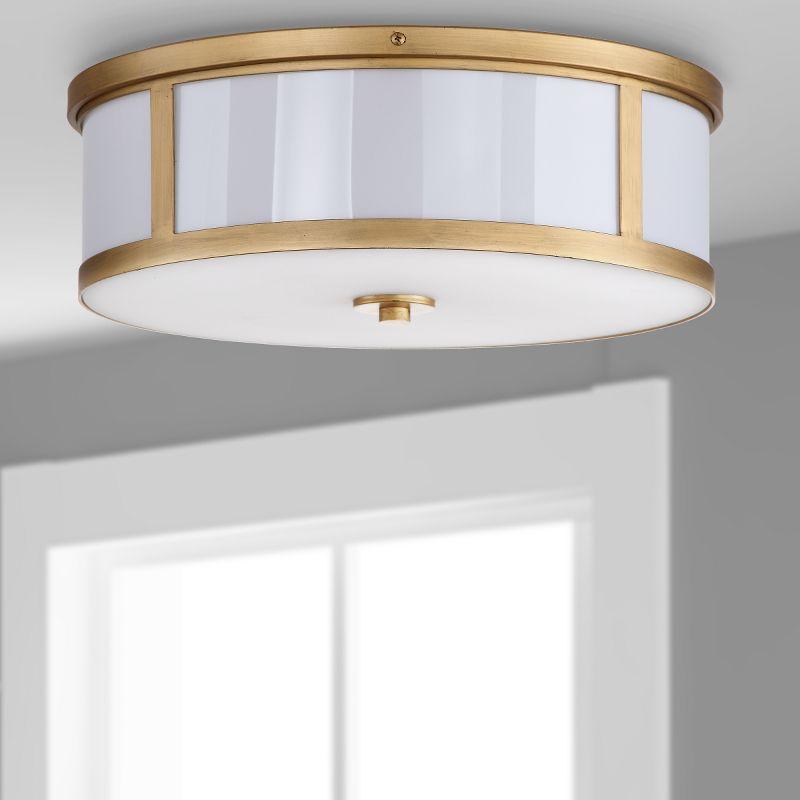 Avery Ceiling Drum Light - LIT4195 - Gold - Safavieh