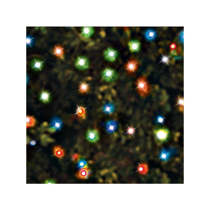 Collections Etc Festive Outdoor String Lights, Solar Powered, 60 Lights