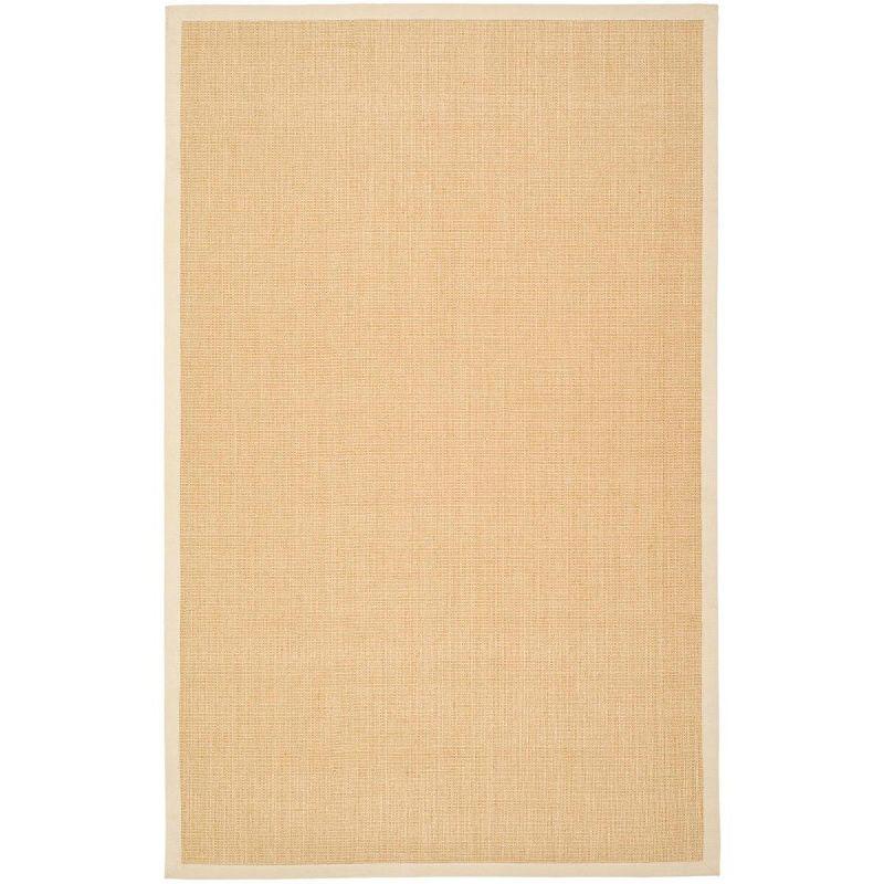 Natural Fiber NF441 Power Loomed Indoor Area Rug - Maize/Wheat - 5'x8' - Safavieh.
