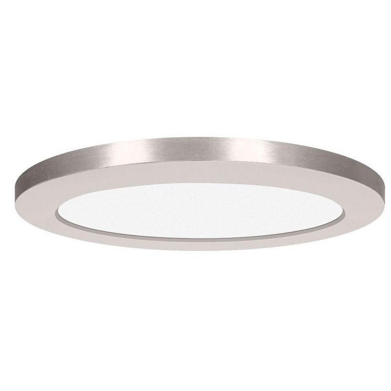 Access Lighting ModPLUS 1 - Light Flush Mount in  Brushed Steel