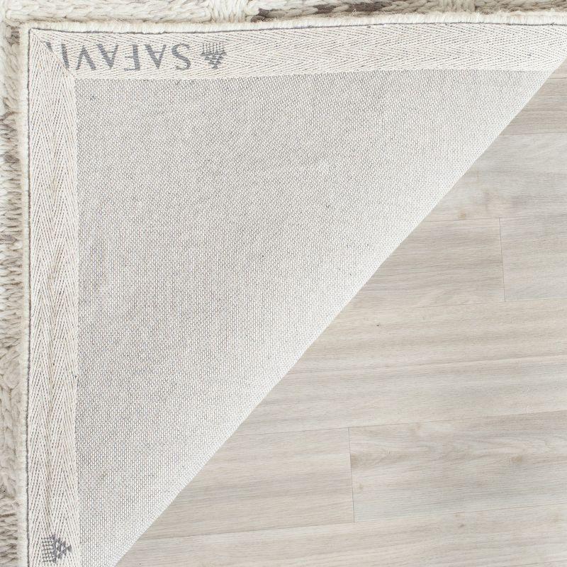Himalaya HIM121 Hand Loomed Area Rug - Grey/Ivory - 5'x8' - Safavieh.
