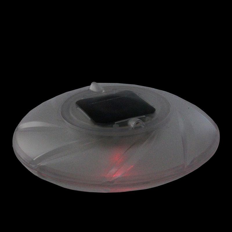 Pool Central Color Changing Solar Powered Floating Disc Pool Light - 7.5"