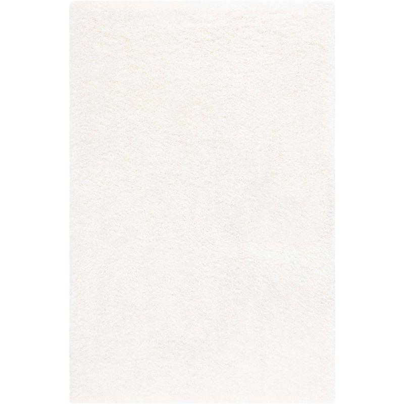 Luxe Shag SGX160 Hand Tufted Indoor Area Rug - Ivory - 5'x8' - Safavieh