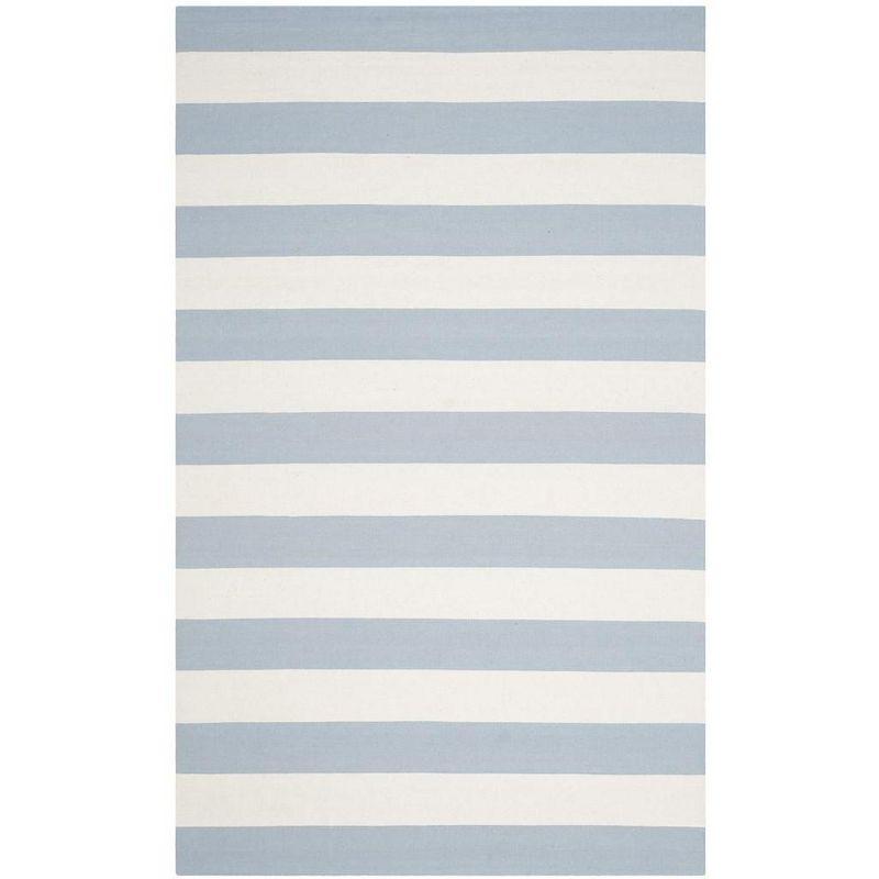 Montauk MTK712 Hand Woven Indoor Area Rug - Sky Blue/Ivory - 8'x10' - Safavieh