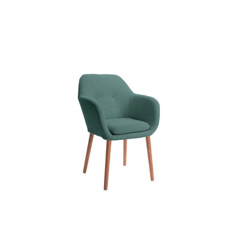Elle Decor Adore Decor Roux Mid-Century Accent Chair for Home Office or Living Room