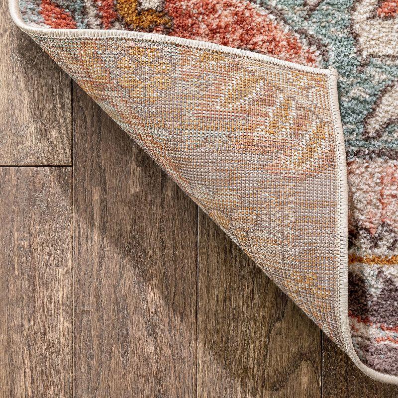 Espey Gwendolyn Blush Bohemian Oriental Medallion Rug