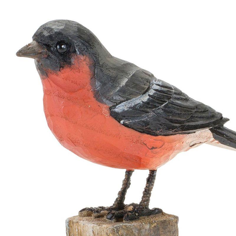 Melrose Stone Perched Bird Figurine (Set of 2)