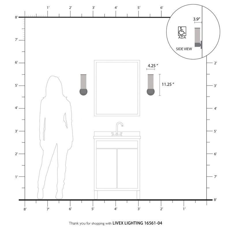 Livex Lighting Lindale 1 - Light Sconce in  Black