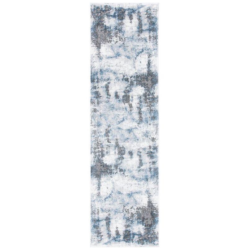 Craft CFT850 Loomed Indoor Runner Rug - Blue/Grey - 2'3"x8' - Safavieh