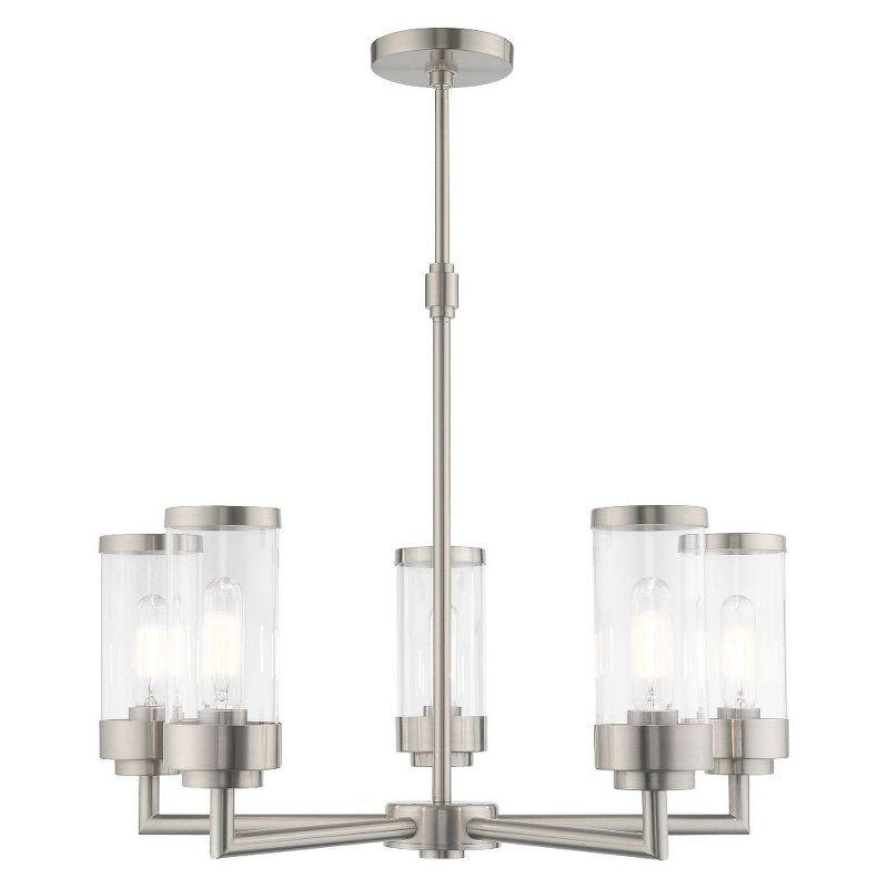 Hillcrest Brushed Nickel 5-Light Candle Style Chandelier