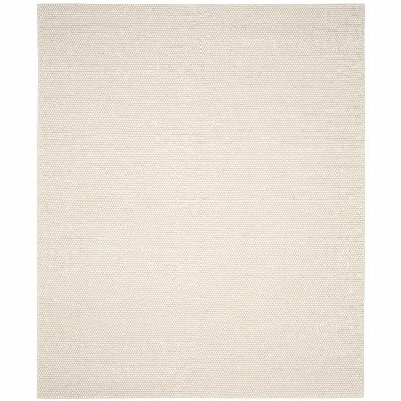 Ivory Hand-Tufted Wool Rectangular 10' x 14' Area Rug