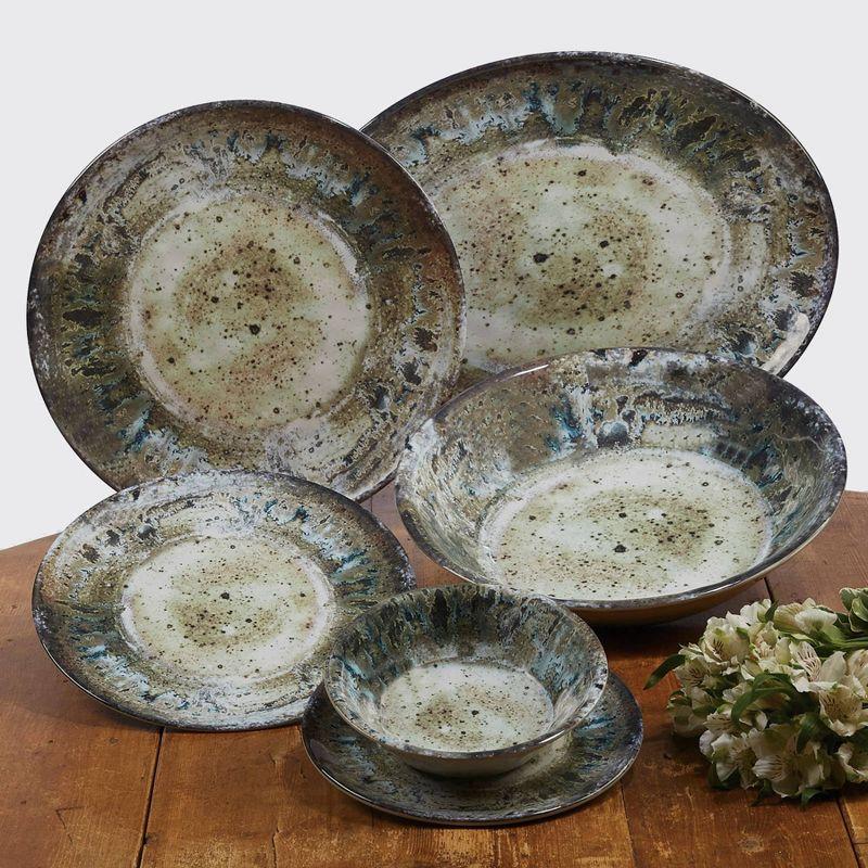 Certified International Certified International Radiance 12 Piece 100% Heavyweight Melamine Dinnerware Set, Service for 4 (Available in TEAL or CREAM)