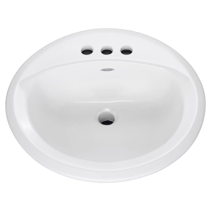 American Standard Rondalyn 19.125'' Ceramic Circular Bathroom Sink with Overflow