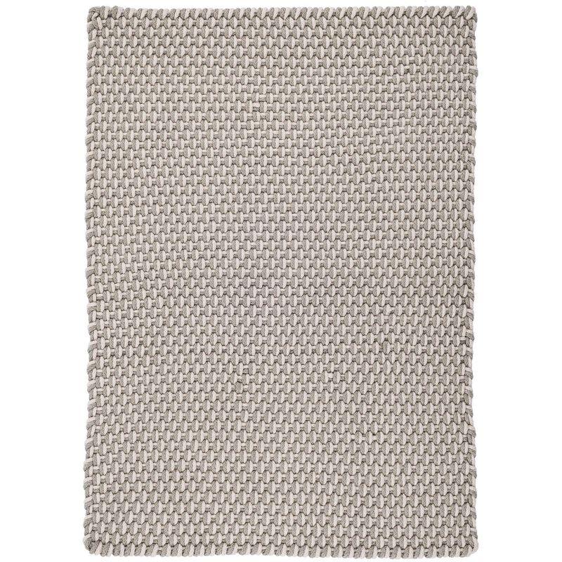 Two-Tone Rope Platinum/Ivory Handwoven Indoor/Outdoor Rug