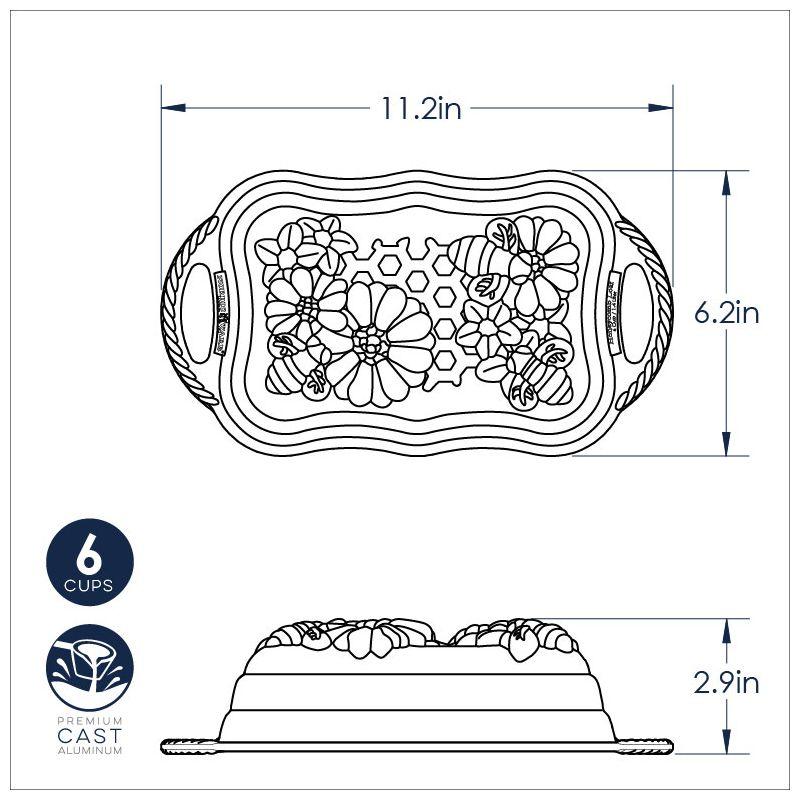 Nordic Ware Nordic Ware Honeycomb Loaf Pan
