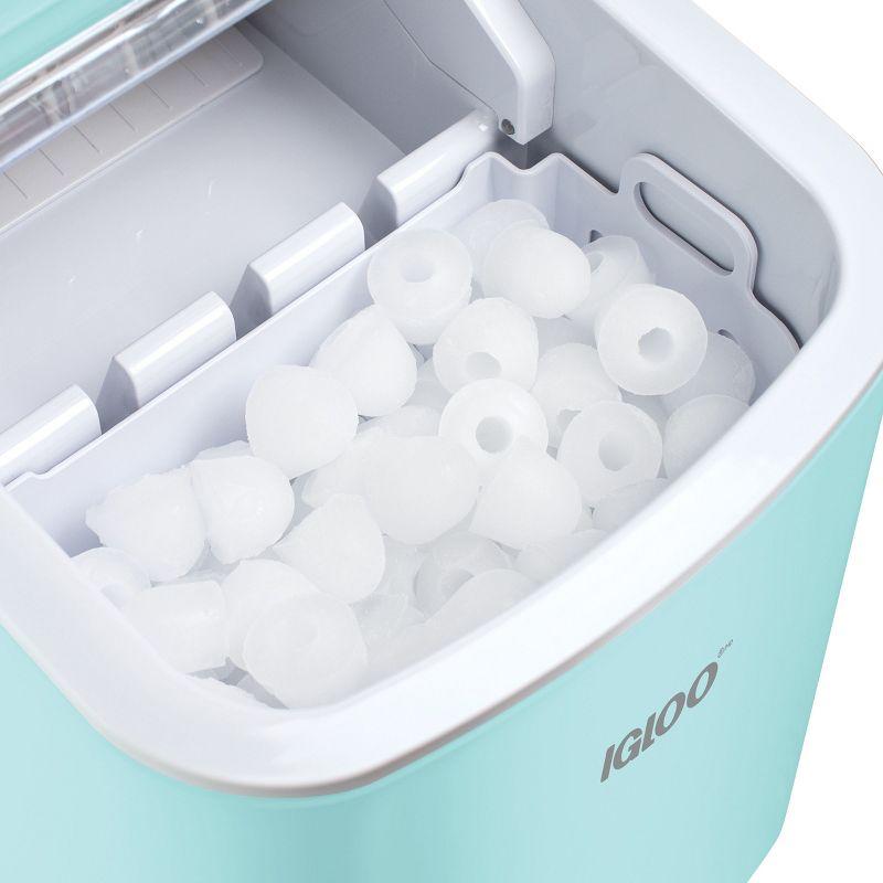 Igloo 26-Pound Automatic Self-Cleaning Portable Countertop Ice Maker Machine With Handle