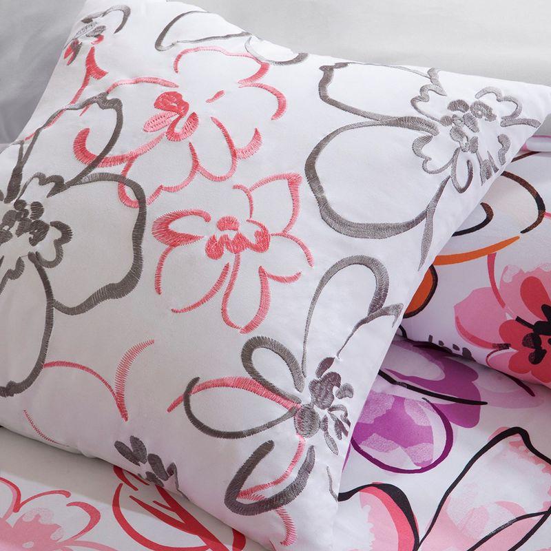 Lysandra Floral Print Comforter Set