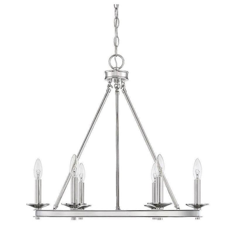 Savoy House Middleton 6 - Light Chandelier in  Matte Black