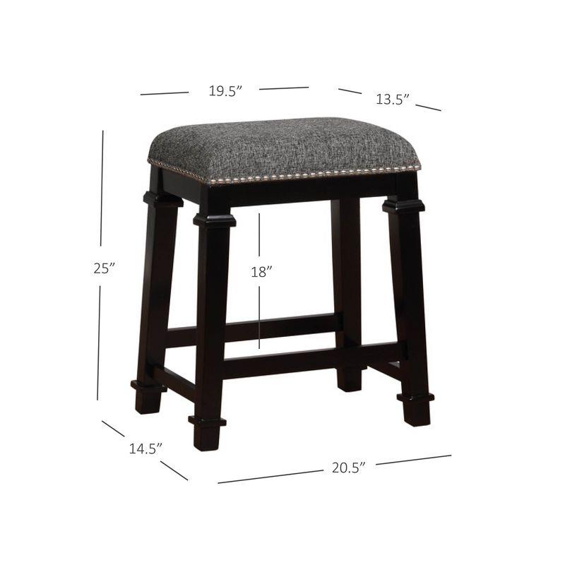 Kennedy Backless Counter Height Barstool Wood - Linon