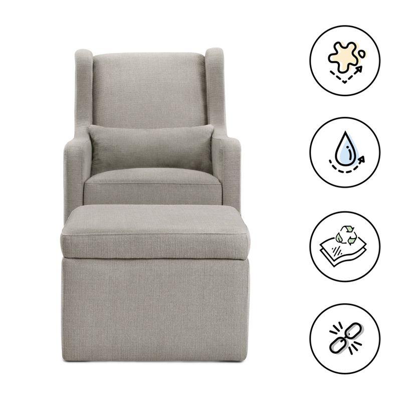 Carter's by DaVinci Adrian Swivel Glider and Ottoman