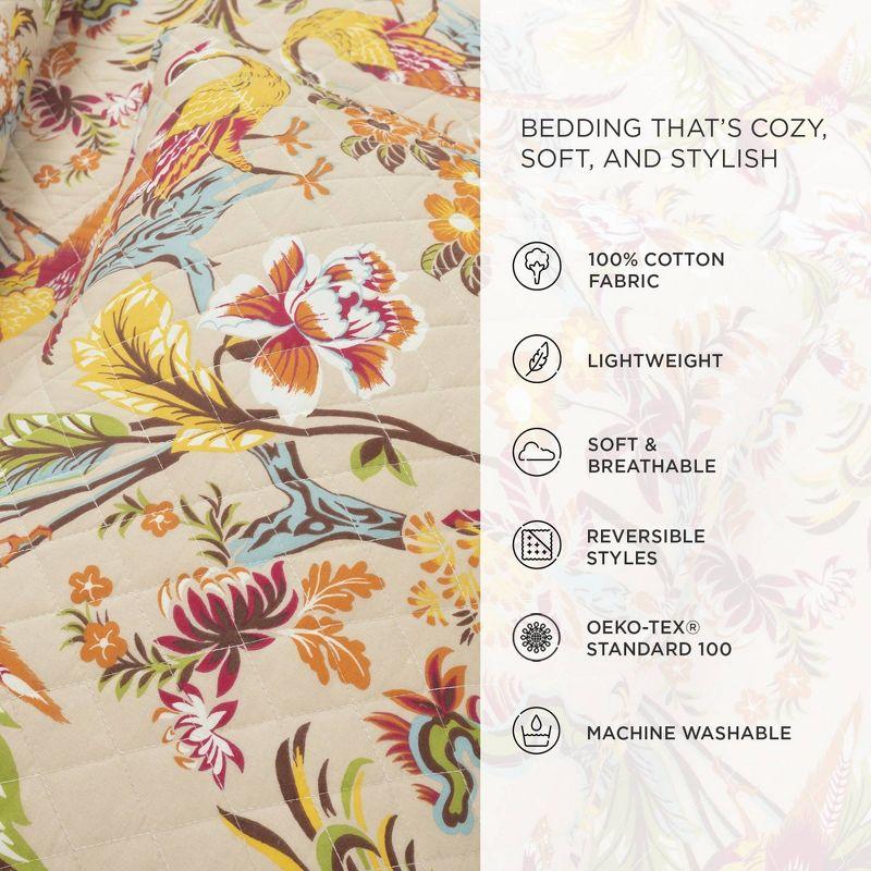 Lush Decor Dolores Reversible Quilt Set