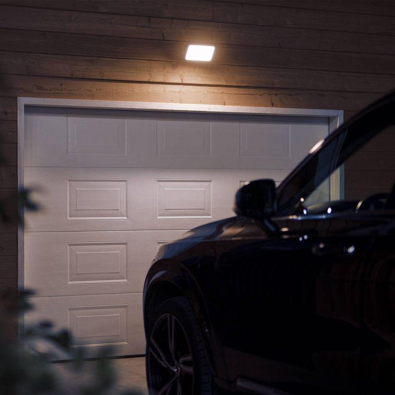 Philips Hue White Welcome LED Floodlight: Outdoor Wall Light, Automatic, 2300 Lumens, App-Controlled, All-Weather Design