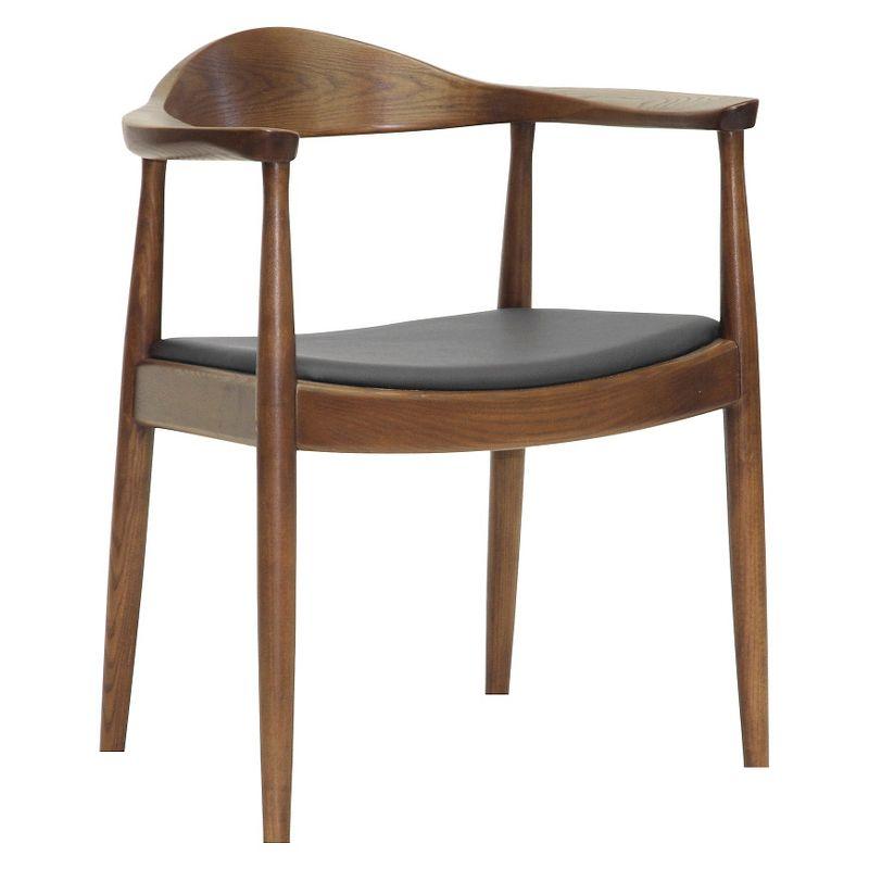 Embick Mid-Century Modern Dining Chair - Brown - Baxton Studio