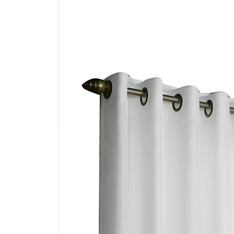 Thermalogic Galion Solid Color Semi-Sheer Thermal Grommet Single Curtain Panel