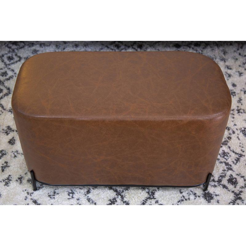 Degen Faux Leather Upholstered Bench