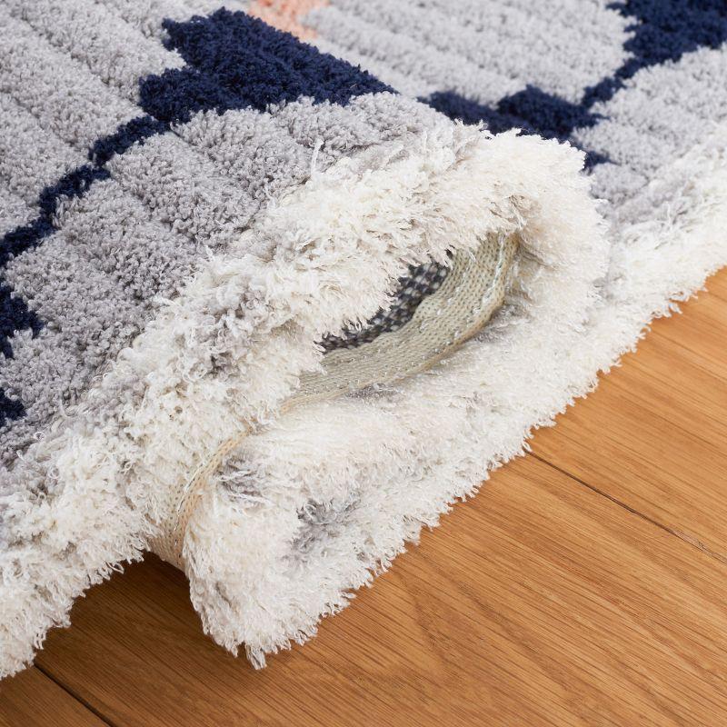 Marrakesh MRK616 Power Loomed Area Rug - Gray/Blue Rust - 5'3"x7'6" - Safavieh.