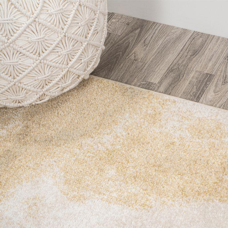 Petalo Abstract Two-Tone Modern Area Rug - JONATHAN Y