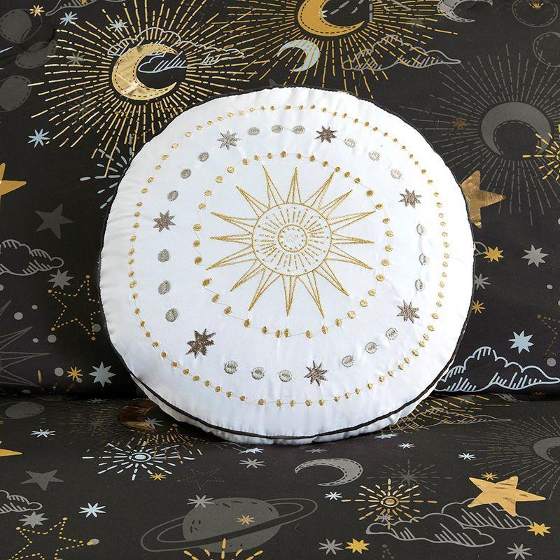 Mi Zone Kids Celia Blush/Gold Starry Sky Metallic Print Comforter Set