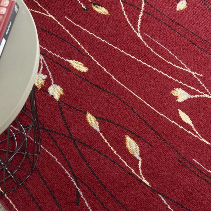 Nourison Grafix Flowing Vines and Blooms Indoor Area Rug