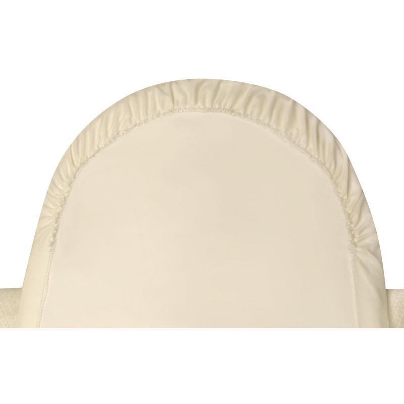 Wicker-Look Woven Baby Moses Changing Basket - Natural/Ecru