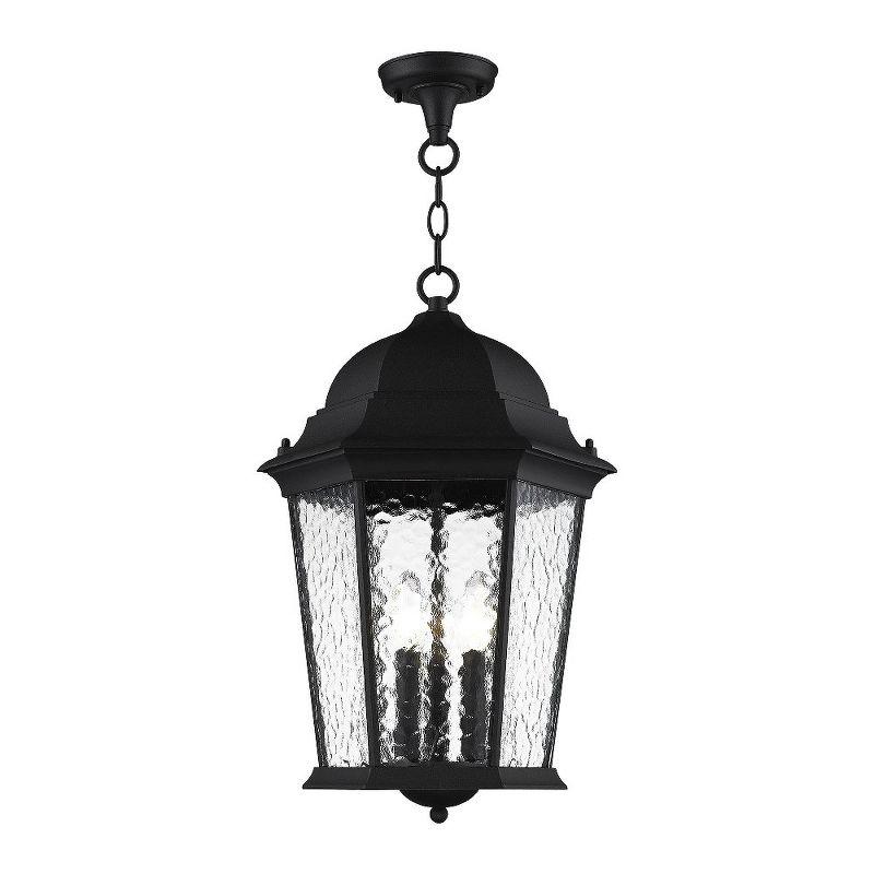 Livex Lighting Hamilton 3 - Light Pendant in  Textured Black