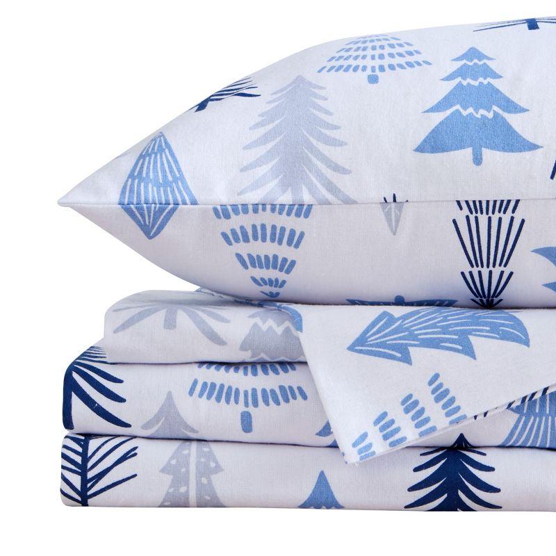 Market & Place Alpine Cotton Flannel Printed Sheet Set