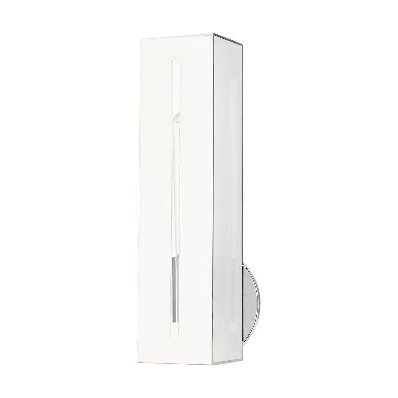 Polished Chrome Modern Dimmable Wall Sconce