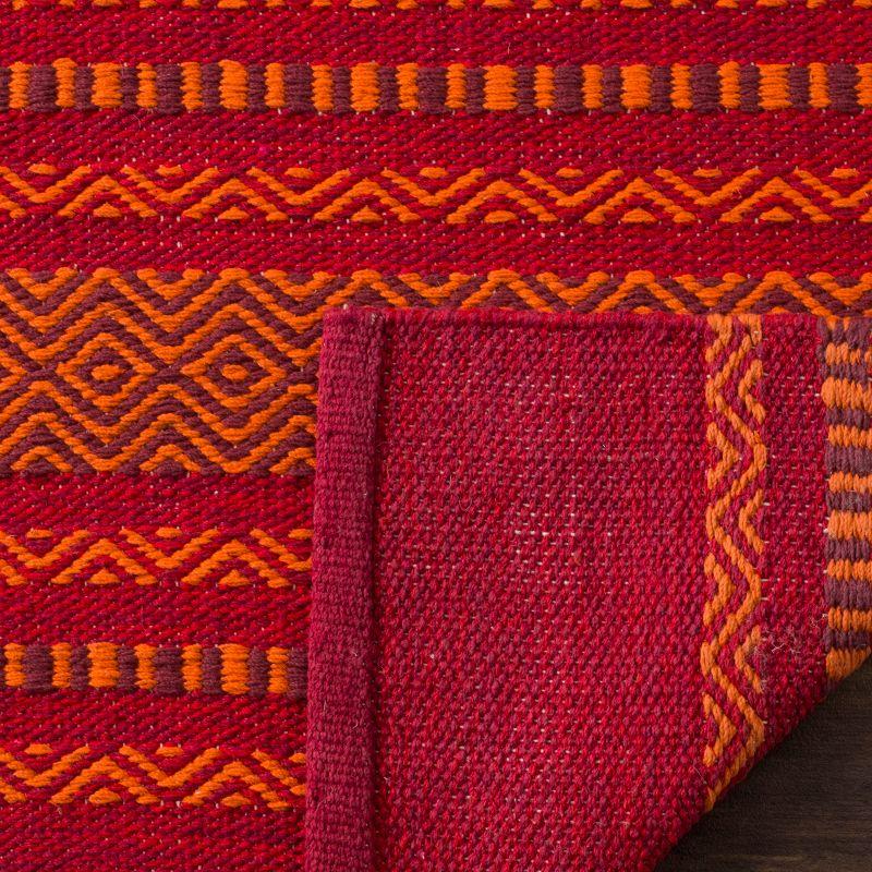 Montauk MTK215 Hand Woven Area Rug - Orange/Red - 6'x6' - Safavieh.