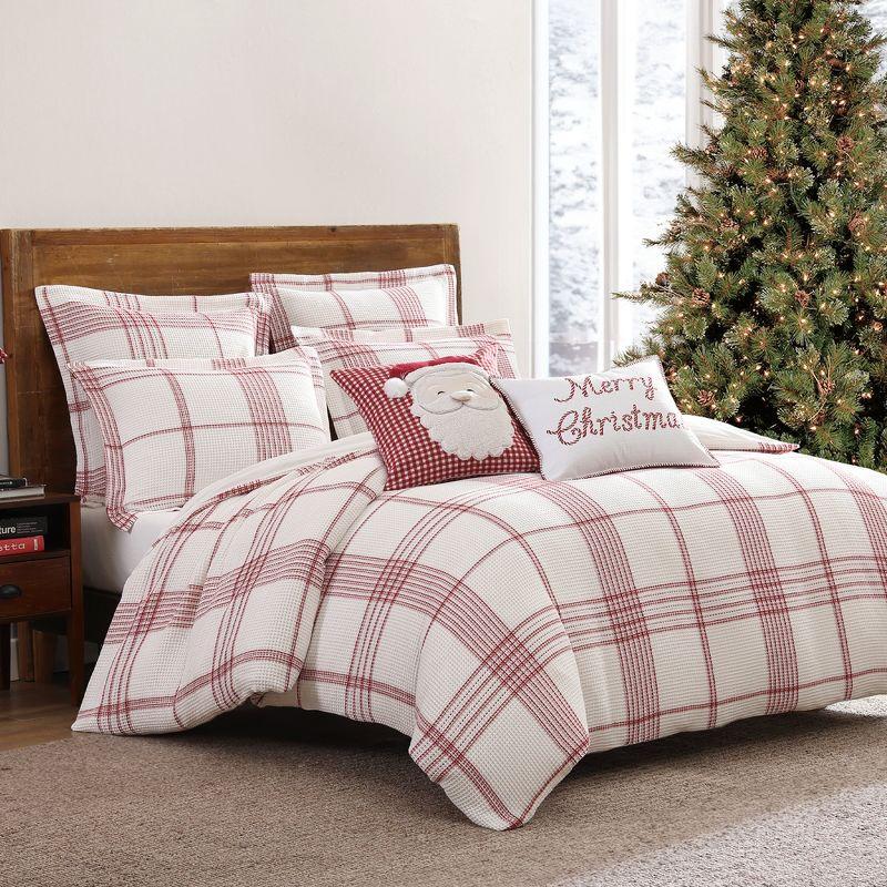 Peppermint Plaid Comforter Set - Levtex Home