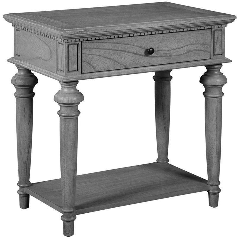 Wellington Estates Java Brown Traditional Nightstand with Dentil Molding