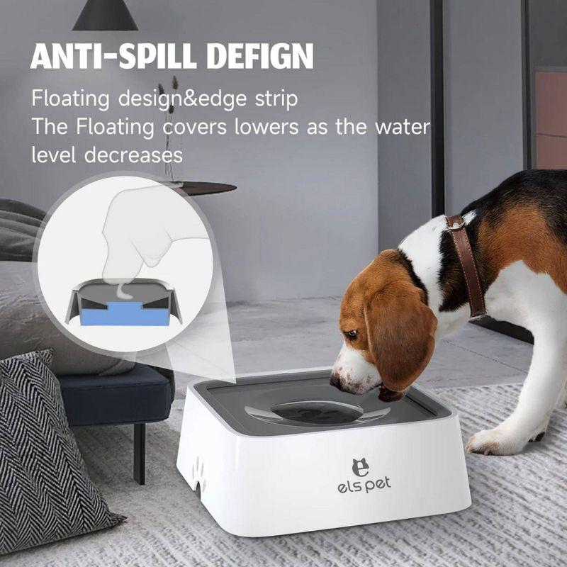 Els Pet 2L Floating Dog Bowl