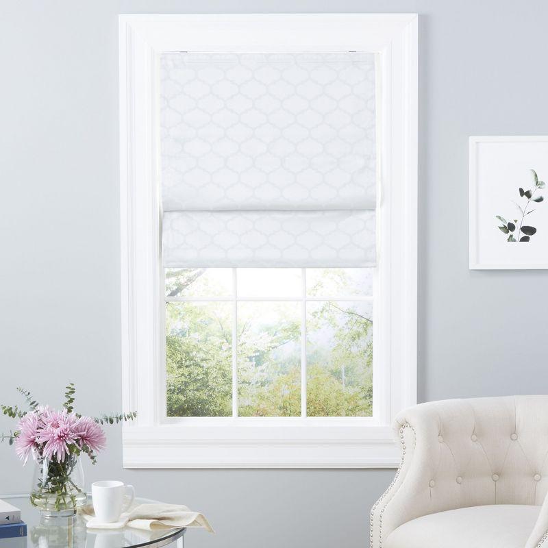 Montague Trellis Blackout Roman Shade