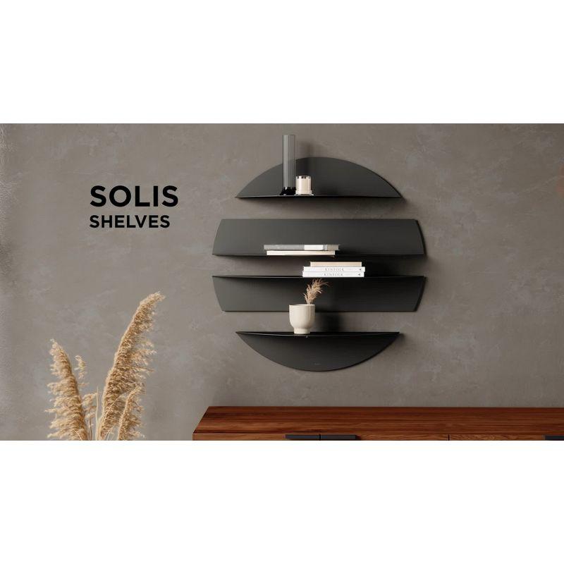 4 Piece Circle Metal Floating Shelf