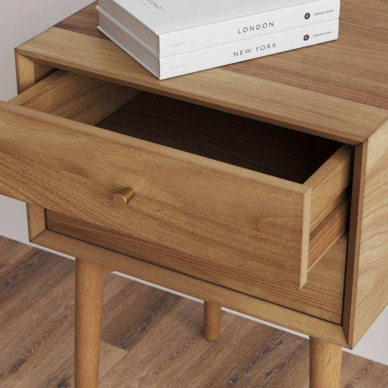 Harper 2-Drawer Wood Nightstand with Storage