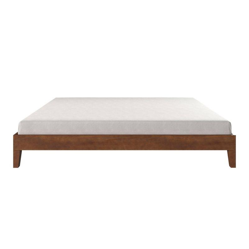 Queen Nix Platform Bed Natural - Steve Silver Co.: Pine Frame, No Box Spring Needed, Max 650 lbs