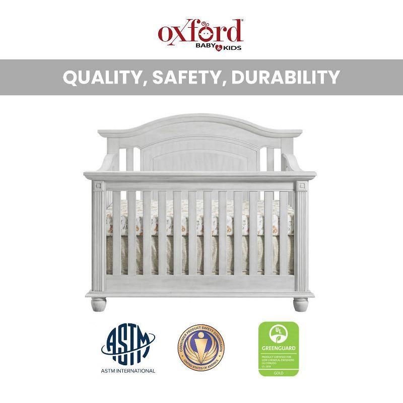 Oxford Baby London Lane 4-in-1 Convertible Crib