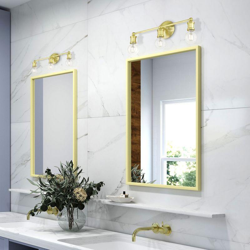 Livex Lighting Lansdale 3 - Light Vanity in  Satin Brass